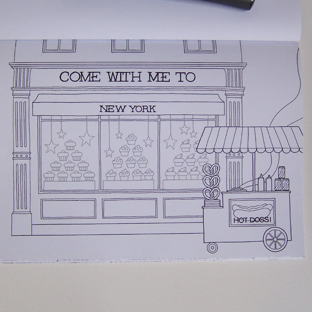 NEW YORK CITY Coloring Book - Picture 5 of 6